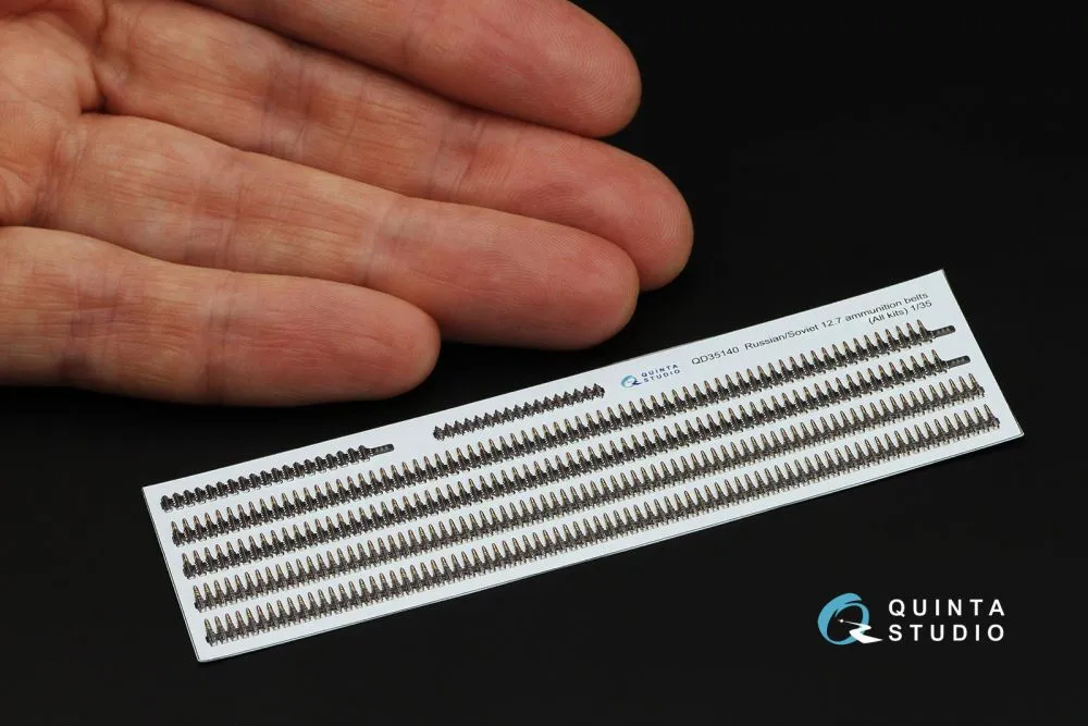 12.7mm ammunition belts (Soviet-Russian) 1:35