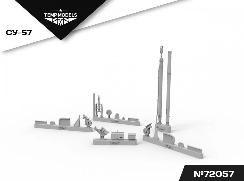 Su-57 airfield towbar 1:72