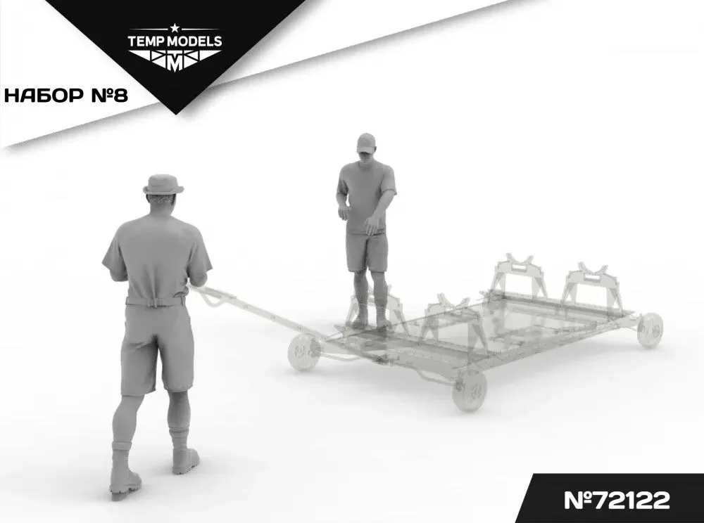 Russian VKS technical personnel (Syria) 1:72