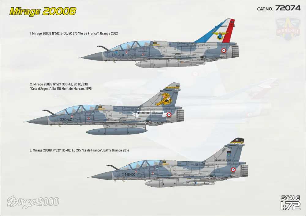 Mirage 2000B 1:72