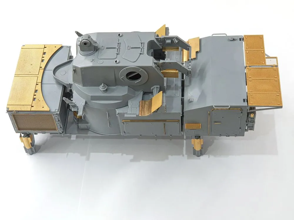Pantsir-S1 corrugated plates for Zvezda 1:35