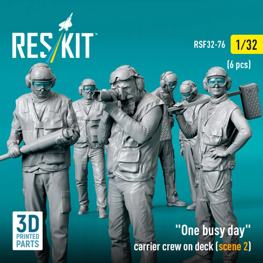 US carrier deck crew - scene 2 "One busy day" 1:32