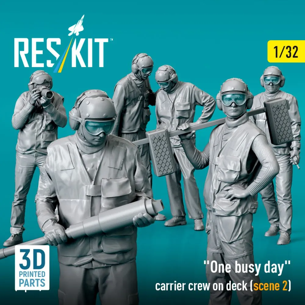 US carrier deck crew - scene 2 "One busy day" 1:32