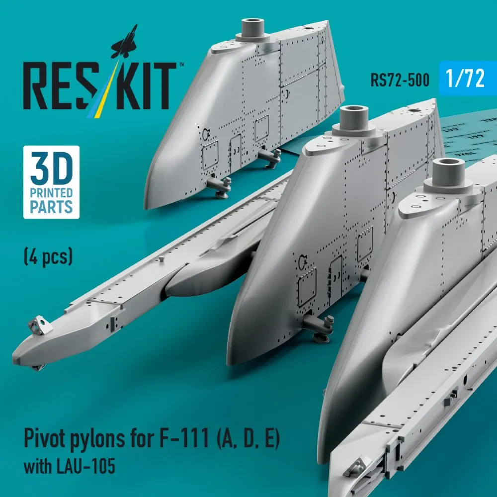 F-111 (A,D,E) Pivot pylons w/ LAU-105 1:72