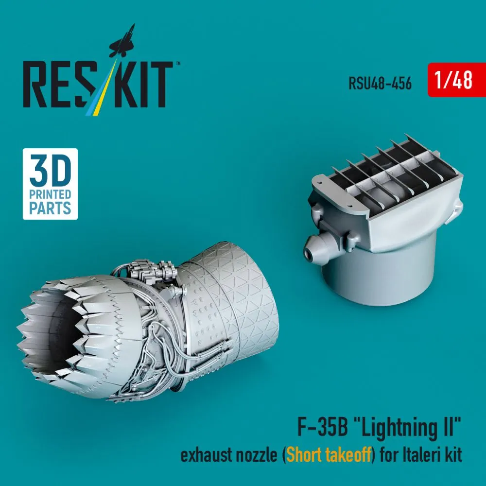 F-35B exhaust nozzle (Short takeoff) for Italeri 1:48