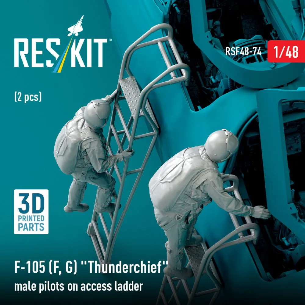 F-105 (F, G) "Thunderchief" pilots on ladder 1:48