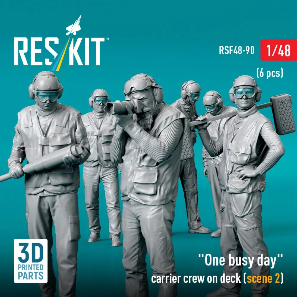 US carrier deck crew - scene 2 "One busy day" 1:48