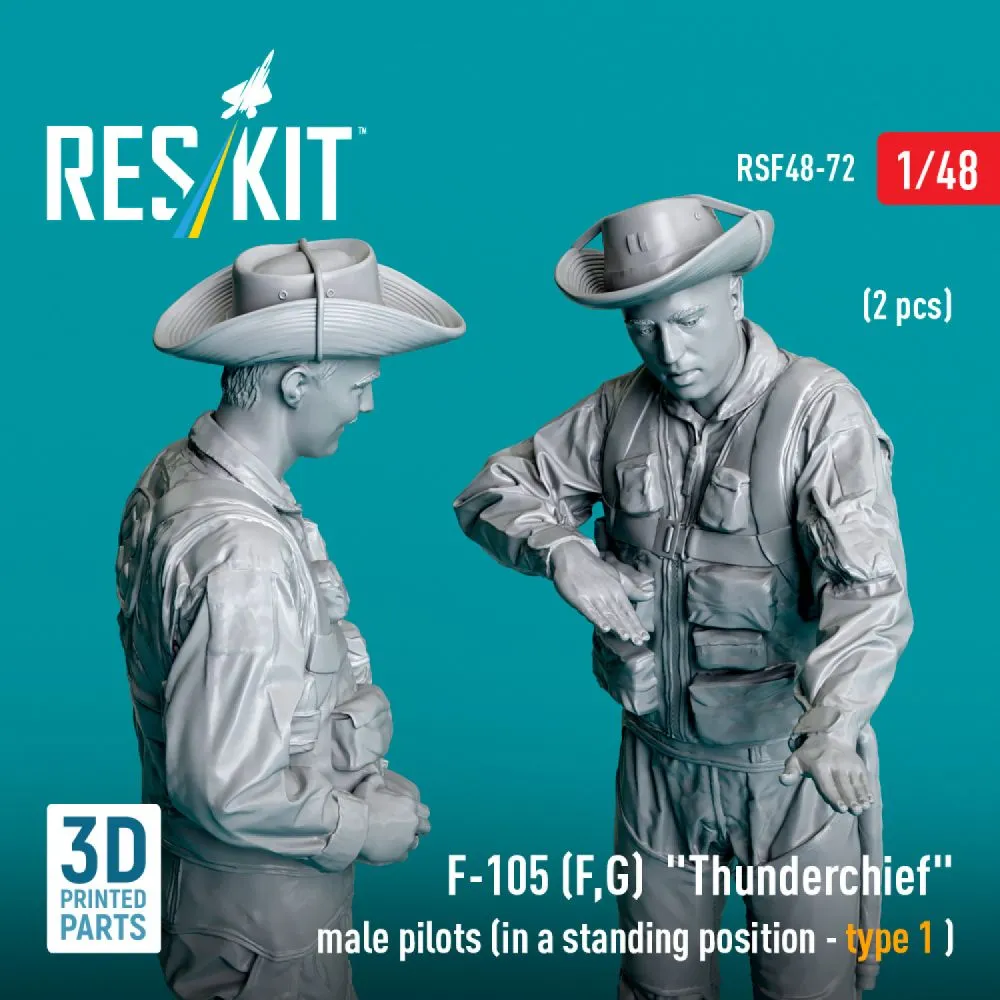 F-105 (F, G) pilots (standing - type 1) 1:48