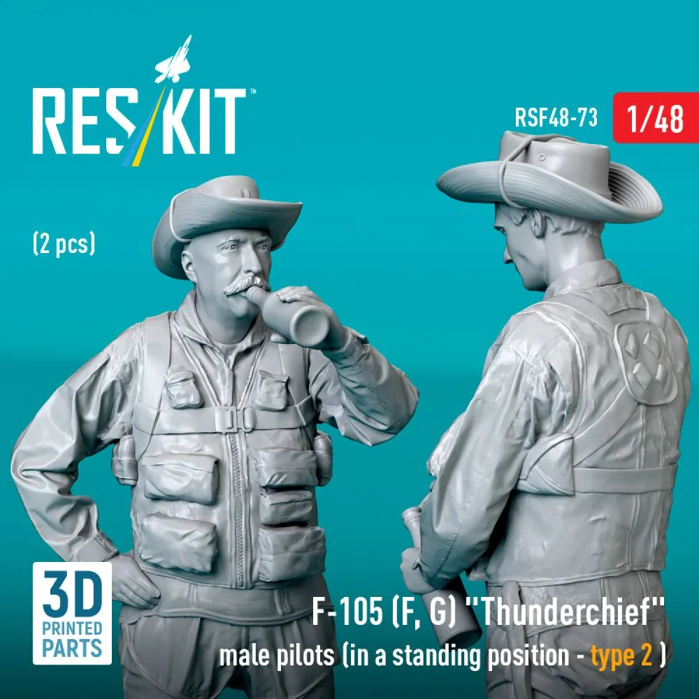 F-105 (F, G) "Thunderchief" pilots (standing - type 2) 1:48