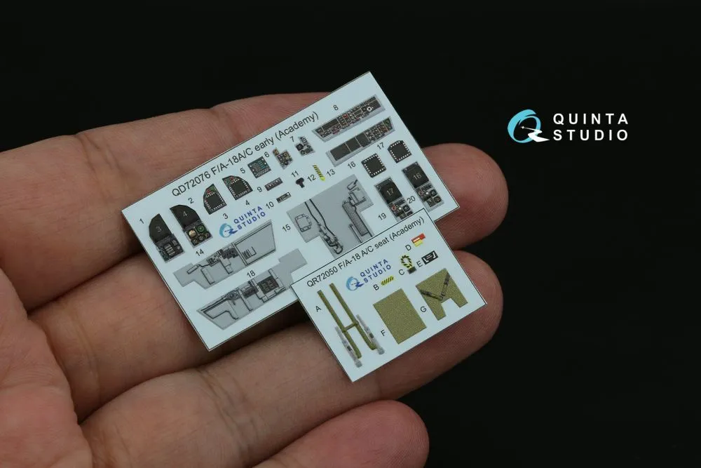 F/A-18A/C early interior for Academy 1:72