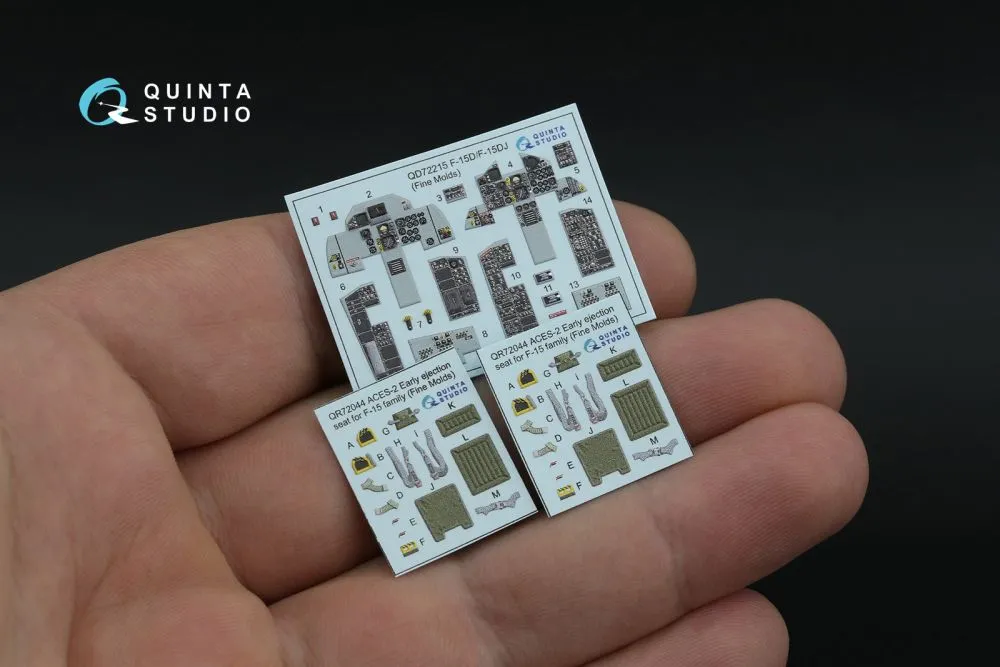 F-15D/DJ Eagle Interior for Fine Molds 1:72