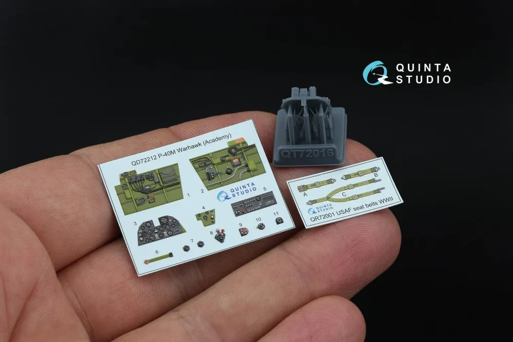 P-40M Warhawk Interior for Academy 1:72