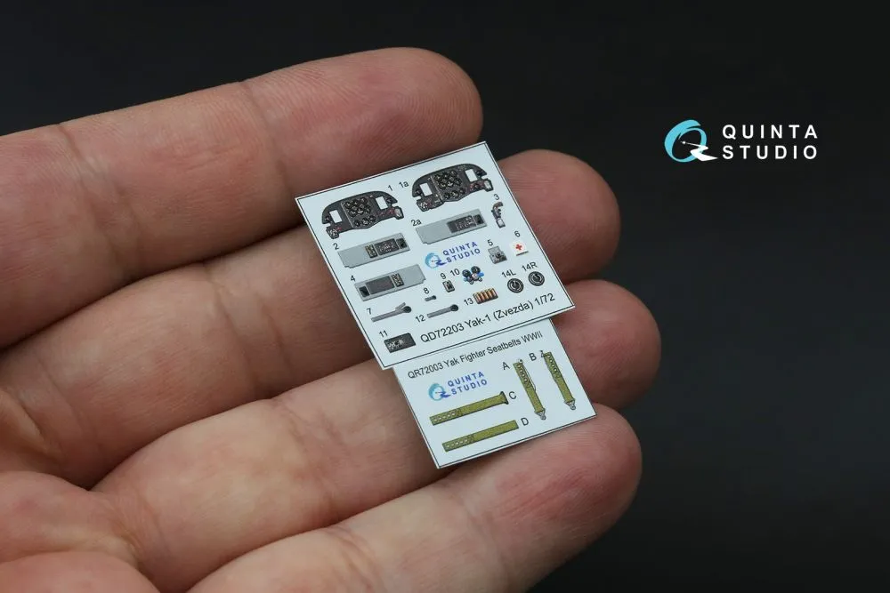 Yak-1 Interior for Zvezda 1:72