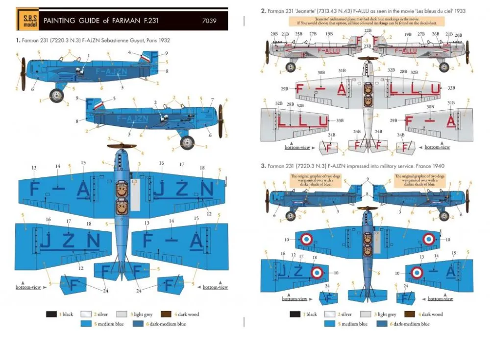 Farman F.231 - Sebastienne Guyot 1:72
