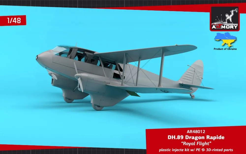 DH.89 Dragon Rapide, Short-Haul Airliner – Royal Flight 1:48