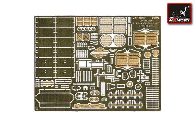 Pz.Kpfw.V Ausf.D Panther detailing set 1:72