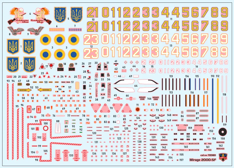 Mirage 2000-5F (Ukraine A.F.) inc. SCALP missile 1:72