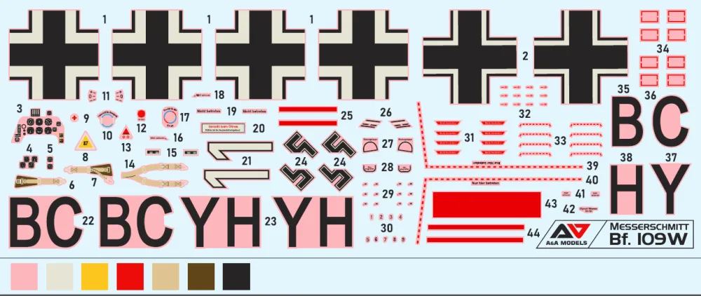Bf 109W-2 Experim Floatplane 1:48