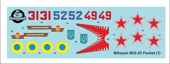 MiG-25P/PD Foxbat "Cold War Interceptor" part.1 1:72