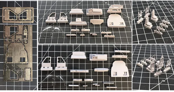 Sikorsky SH-60B (S-70B-1) Sea Hawk Cockpit set 1:72