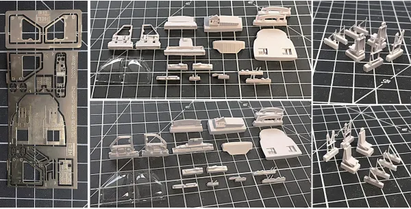Sikorsky SH-60B (S-70B-2) Seahawk Cockpit set 1:72