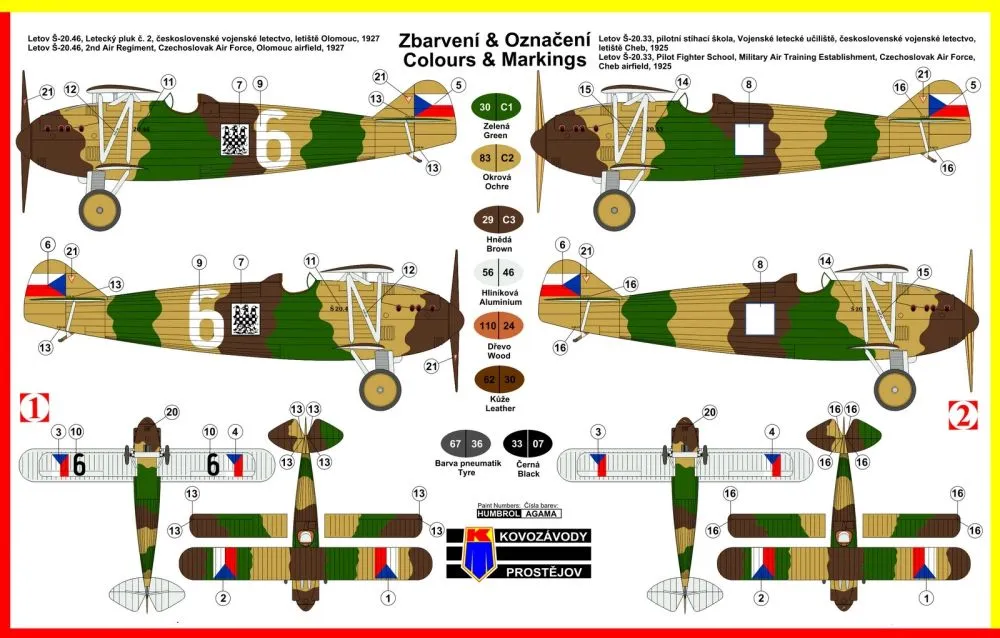 Letov Š-20 1.serie 1:72