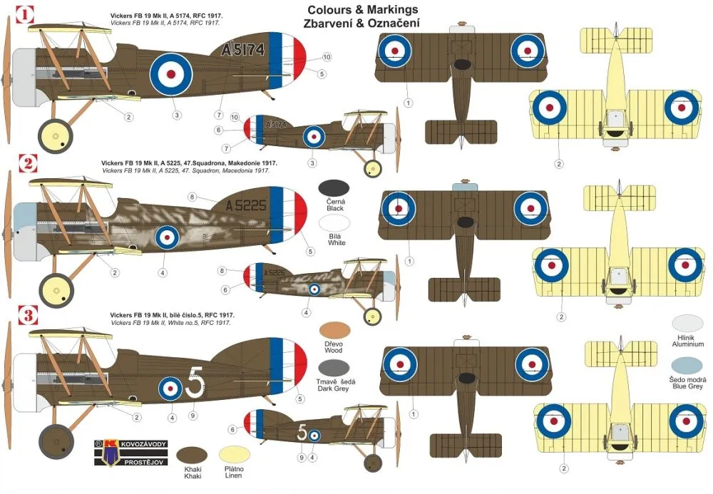 Vickers FB-19 Mk.II - Bullet RFC 1:72