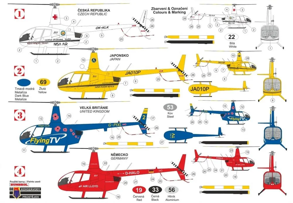 Robinson R-44 Raven II. 1:72