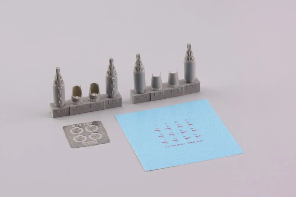 UB-32A-24 rocket pods for Mi-24 1:72