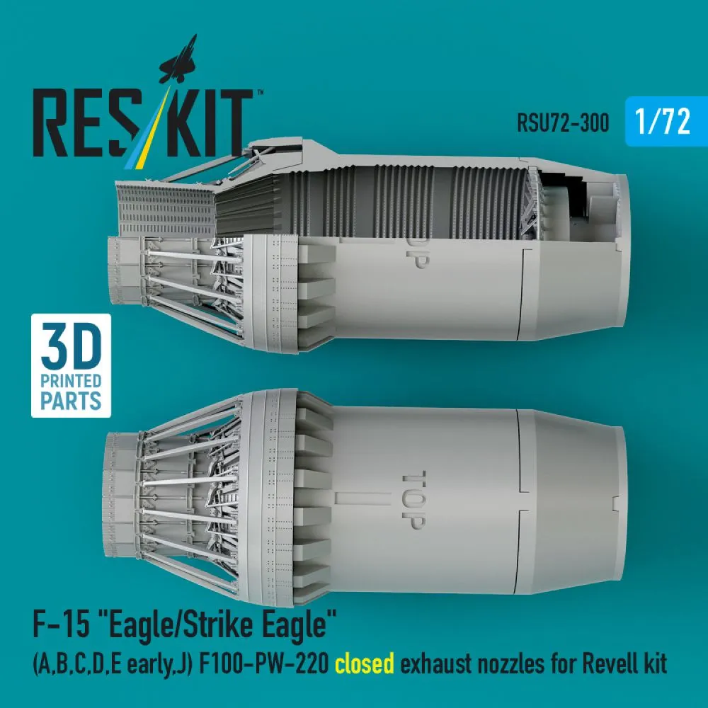 F-15 closed exhaust nozzles for Revell 1:72