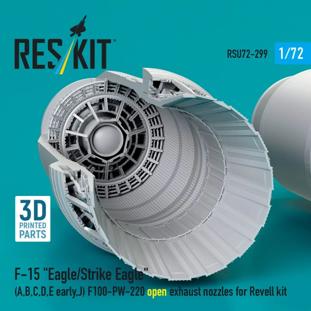 F-15 open exhaust nozzles for Revell 1:72