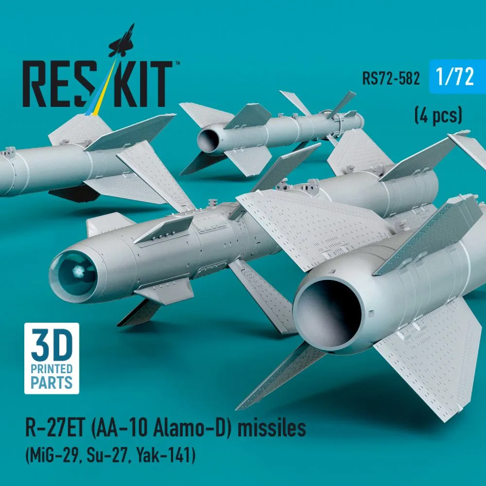 R-27ET (AA-10 Alamo-D) missiles 1:72