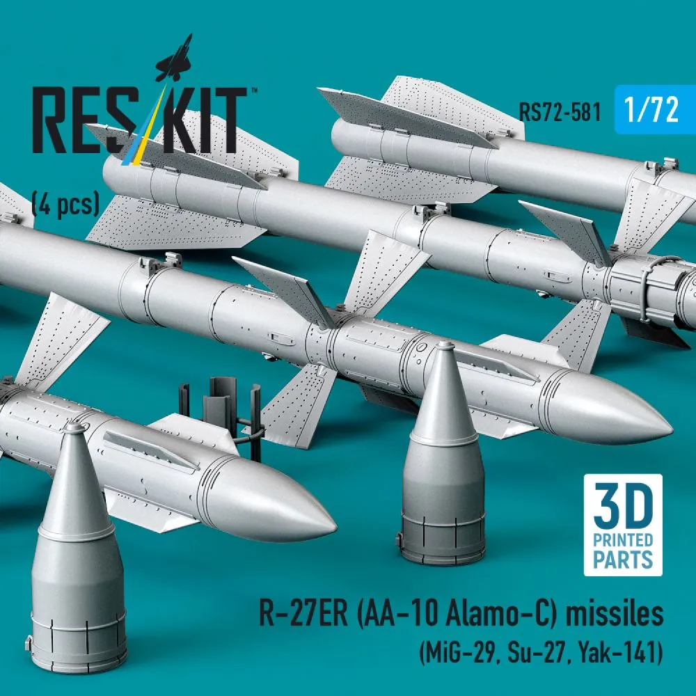 R-27ER (AA-10 Alamo-C) missiles 1:72