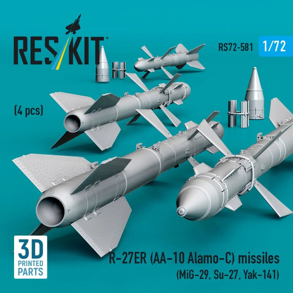 R-27ER (AA-10 Alamo-C) missiles 1:72