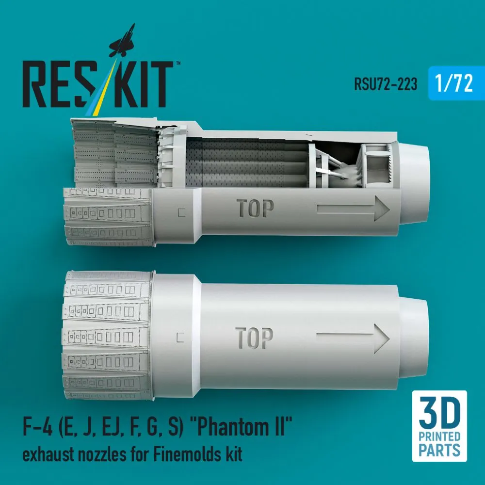 F-4 (E-S) "Phantom II" exhaust nozzles for Finemolds 1:72