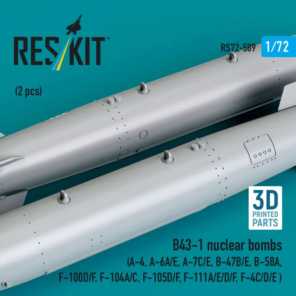 B43-1 nuclear bombs 1:72