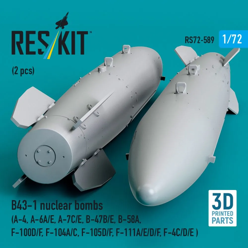 B43-1 nuclear bombs 1:72