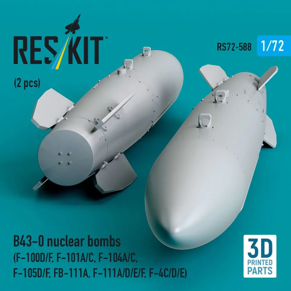 B43-0 nuclear bombs 1:72