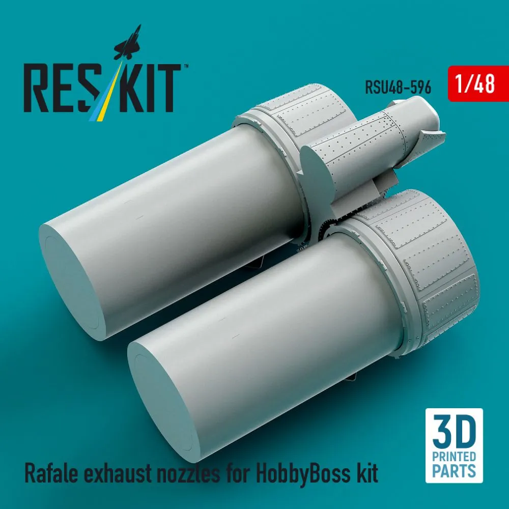 Rafale exhaust nozzles for HobbyBoss 1:48