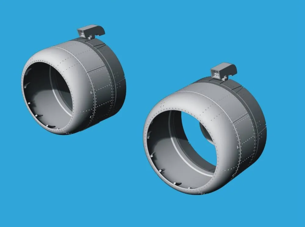 PBY-3/4 Catalina correct cowlings closed flaps 1:72