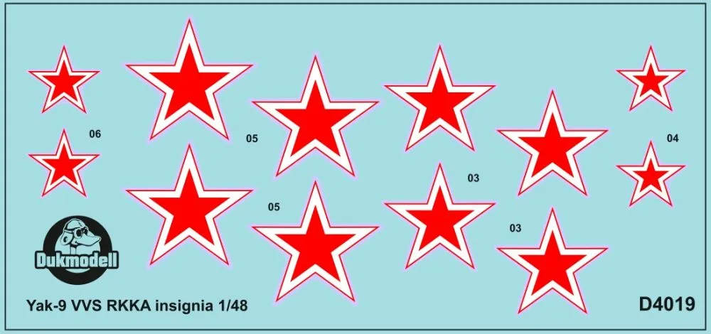 Yak-9 VVS RKKA insignia 1:48