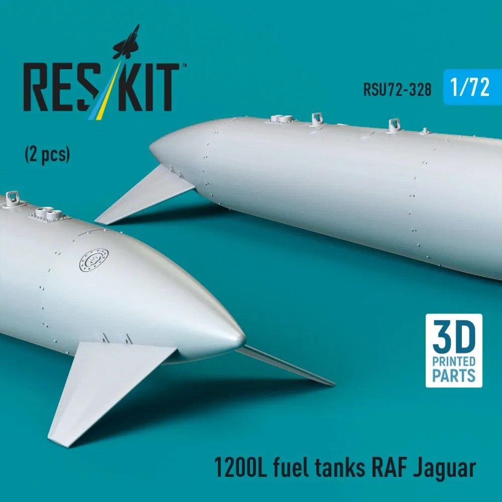 Tornado 2250L underwing fuel tanks 1:72