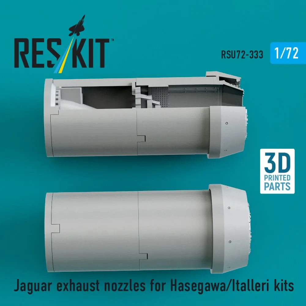 Jaguar exhaust nozzles for Hasegawa 1:72