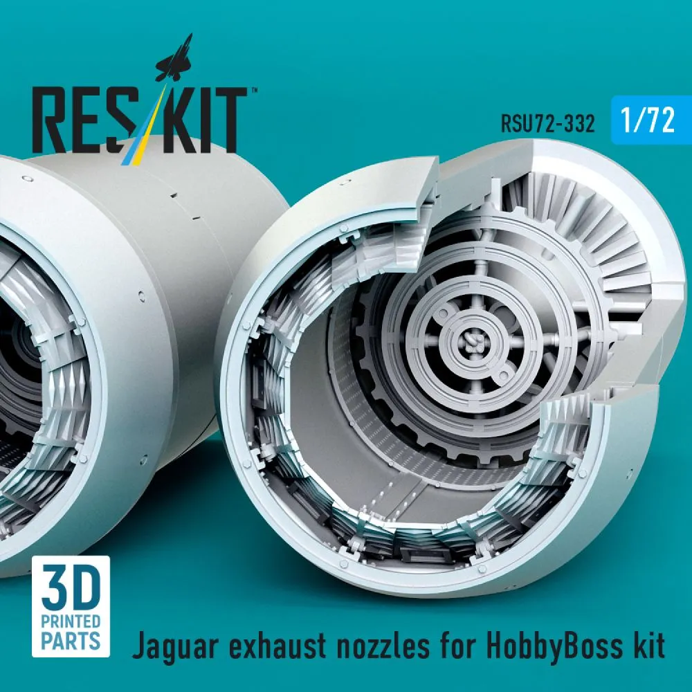 Jaguar exhaust nozzles for HobbyBoss 1:72