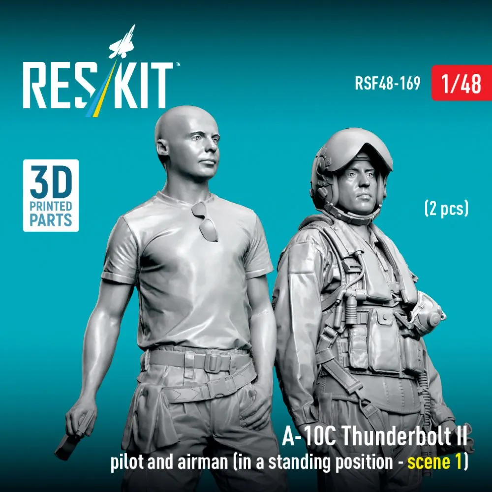 A-10C Thunderbolt II pilot and airman (scene 1) 1:48