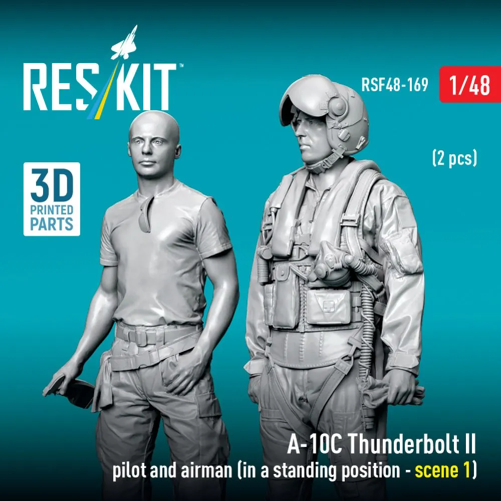 A-10C Thunderbolt II pilot and airman (scene 1) 1:48