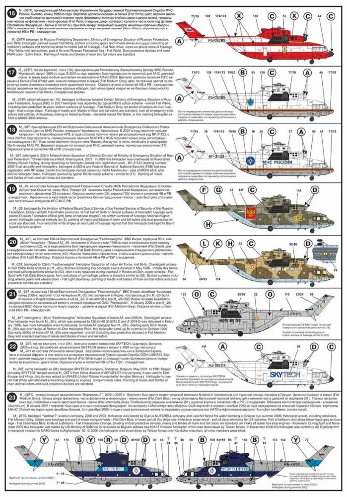 Mil Mi-26 "HALO" decals 1:144