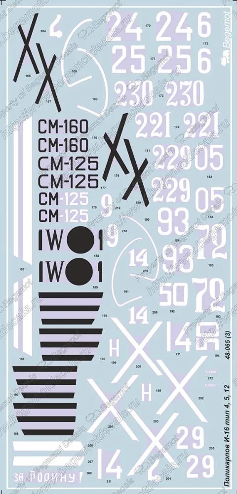Polikarpov I-16 typen 4, 5, 12 1:48