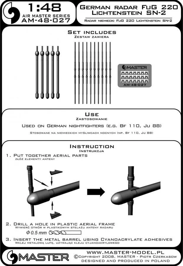 FuG 220 Lichtenstein SN-2 Radar 1:48