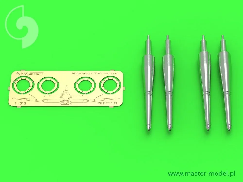 Typhoon Mk IB late type cannons with covered barrels 1:72